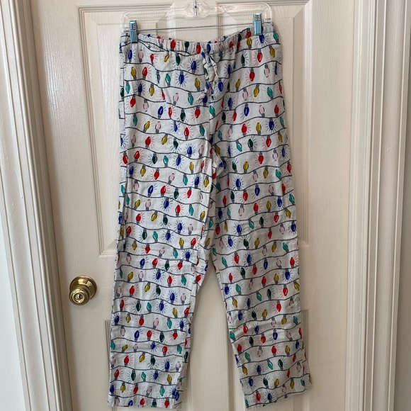 Hanna Andersson Holiday Bright Bulbs Unisex Pajama Pants - Picture 1 of 4
